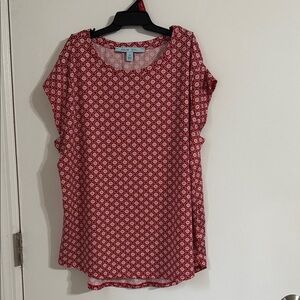Levi's Red Patterned Women's Blouse
